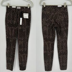 NWT William Rast Leopard Print Skinny Jeans | Size 25